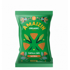 Amaizin BIO bezglutēna kukurūzas čipsi, dabīgie, 150g